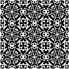 Design seamless monochrome geometric pattern. Abstract background. Vector art.Perfect for site backdrop, wrapping paper, wallpaper, textile and surface design. 
