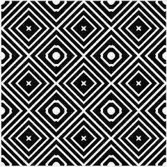 Design seamless monochrome geometric pattern. Abstract background. Vector art.Perfect for site backdrop, wrapping paper, wallpaper, textile and surface design. 