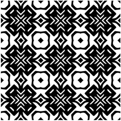 Design seamless monochrome geometric pattern. Abstract background. Vector art.Perfect for site backdrop, wrapping paper, wallpaper, textile and surface design. 