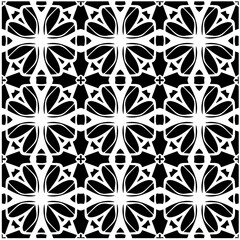 Design seamless monochrome geometric pattern. Abstract background. Vector art.Perfect for site backdrop, wrapping paper, wallpaper, textile and surface design. 