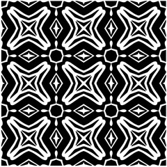 Design seamless monochrome geometric pattern. Abstract background. Vector art.Perfect for site backdrop, wrapping paper, wallpaper, textile and surface design. 