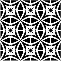 Design seamless monochrome geometric pattern. Abstract background. Vector art.Perfect for site backdrop, wrapping paper, wallpaper, textile and surface design. 