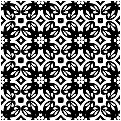 Design seamless monochrome geometric pattern. Abstract background. Vector art.Perfect for site backdrop, wrapping paper, wallpaper, textile and surface design. 