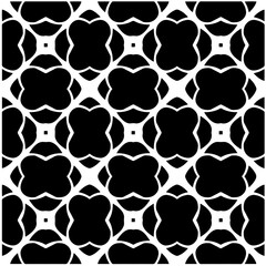 Design seamless monochrome geometric pattern. Abstract background. Vector art.Perfect for site backdrop, wrapping paper, wallpaper, textile and surface design. 