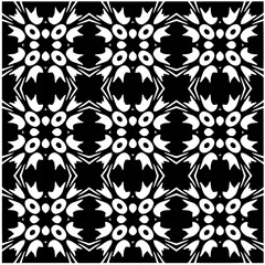Design seamless monochrome geometric pattern. Abstract background. Vector art.Perfect for site backdrop, wrapping paper, wallpaper, textile and surface design. 