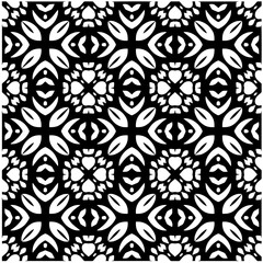 Design seamless monochrome geometric pattern. Abstract background. Vector art.Perfect for site backdrop, wrapping paper, wallpaper, textile and surface design. 