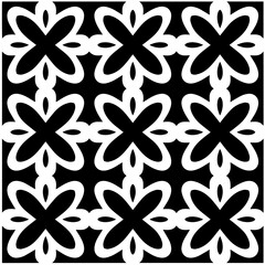 Design seamless monochrome geometric pattern. Abstract background. Vector art.Perfect for site backdrop, wrapping paper, wallpaper, textile and surface design. 