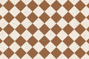 Сhess board with flowers checkerboard background. 