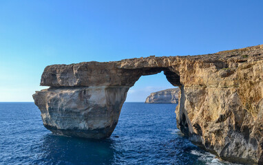Fototapeta na wymiar Azur Window on Gozo island