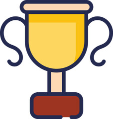 Trophy vector icon