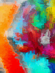 colored abstraction for desktop screensavers and backgrounds