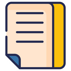 Document vector icon