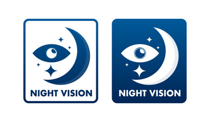 Infrared camera night vision. Binoculars viewfinder. Vector stock illustration