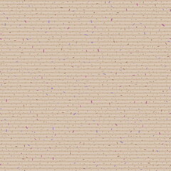 Craft paper. Seamless beige texture with stripes and colored particles. Vector image. Background, stripes and multi-colored spots on separate layers.
