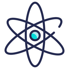 Atom vector icon