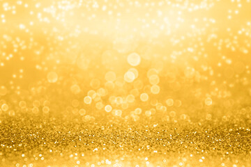 Gold glitter 50 50th birthday wedding anniversary golden background New Year champagne Christmas champaign invitation - 535619643