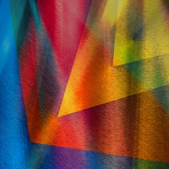 triangle rainbow design pattern texture