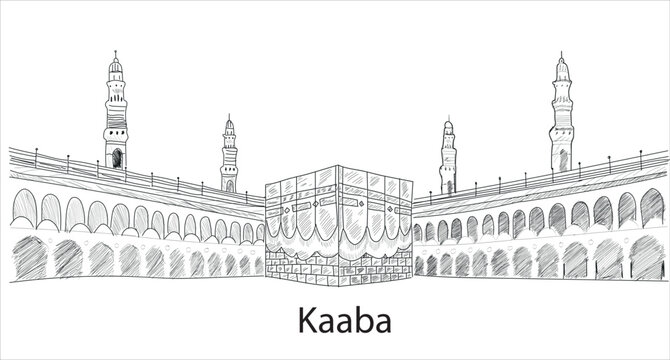 Kaaba coloring page | Free Printable Coloring Pages