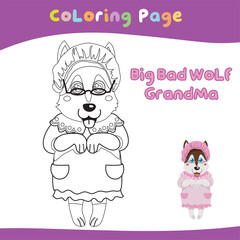 Printable coloring page cute puppy in Halloween customes.  Kawaii coloring page for toddlers. Ready to print coloring page for kids