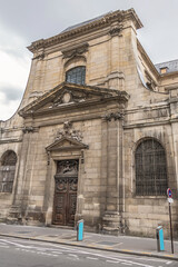 Roman Catholic church Saint-Nicolas du Chardonnet (Eglise Saint-Nicolas du Chardonnet, 1703) in 5th arrondissement of Paris. Paris, France.