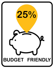 25% Budget Friendly