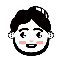 woman character face