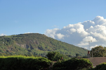 Mountain overlooking Prestatyn wales