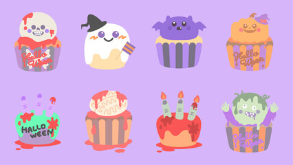 Halloween cupcake wallpaper★