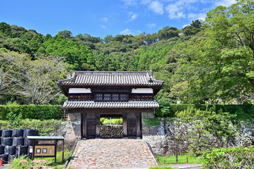 佐伯城三の丸櫓門　大分県佐伯市