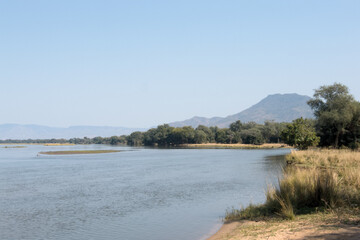 View of Zambezi River, Zambia