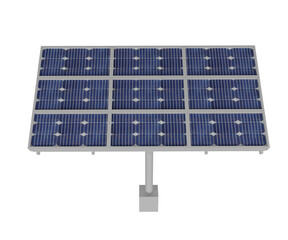 realistic solar panel 3D rendering, electricity icon
