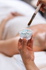 Obraz na płótnie Canvas Spa massage and skin care
