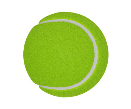Realistic tennis ball 3d render