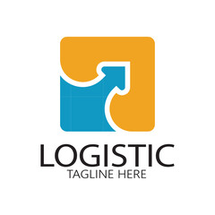 logistics logo icon illustration vector design  distribution symbol  delivery of goods  economy  finance