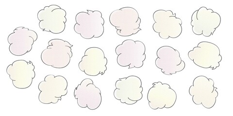 モクモク吹き出し