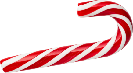 Candy Cane isolated on transparent background