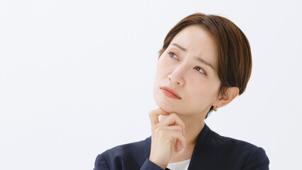 悩む・ビジネス・女性