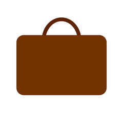 Briefcase isolated on white background