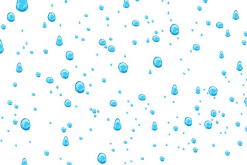 Fototapeta na wymiar Water drops cartoon