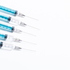 syringe isolated on white