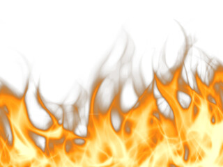Illustration of burning fire flame © POKPAK