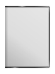 Blank white DVD case