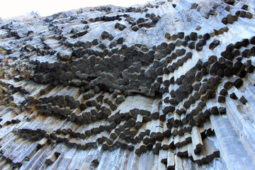 Natural phenomenon, mountain self-formation, symphony of stones