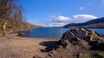 Lake Coniston looking towards Helvellyn from near Brown Howe, Lake District National Park