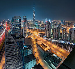 Fototapeta na wymiar Dubai City Skyline