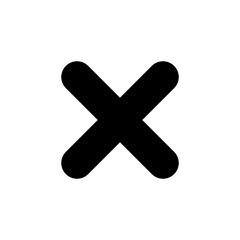 Obraz premium Close icon vector for web and mobile app. Delete sign and symbol. cross sign