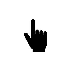 Hand cursor icon vector for web and mobile app. cursor sign and symbol. hand cursor icon clik