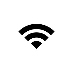 Wifi icon vector for web and mobile app. signal sign and symbol. Wireless  icon