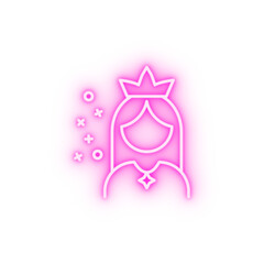 Queen cultures princess neon icon