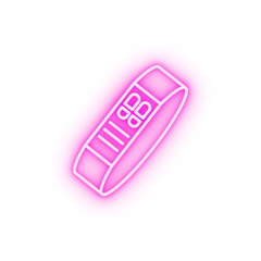 Gadget smart band neon icon